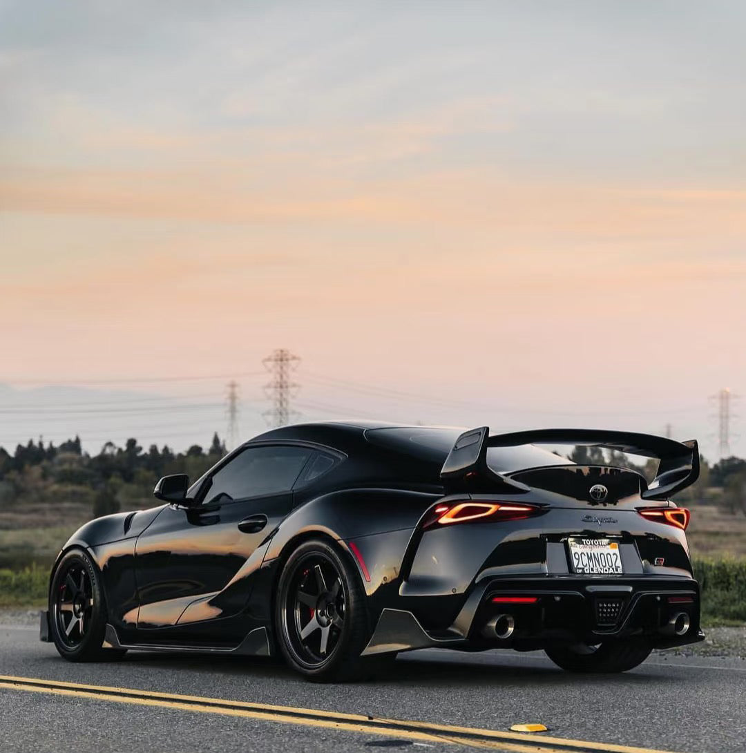 Toyota new supra luminous car mural