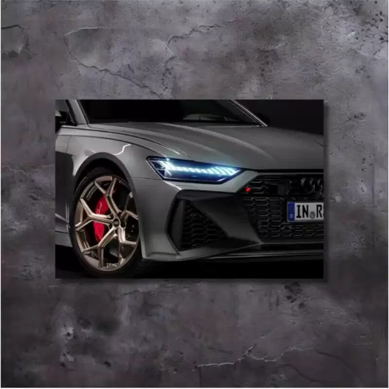 Audi RS7 Illuminated Car Mural