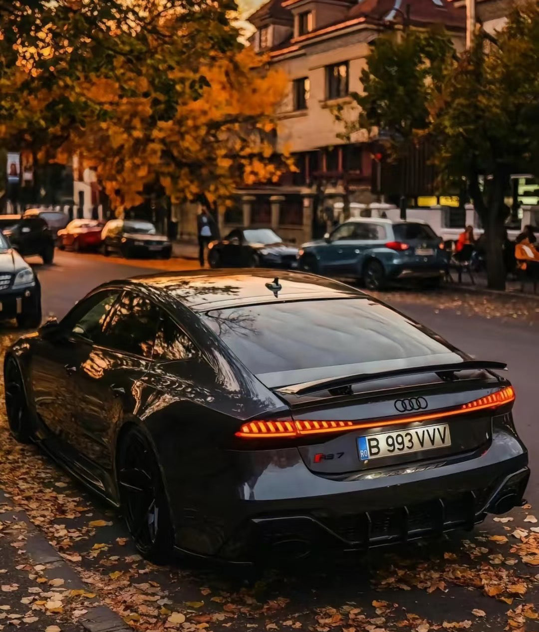 Audi RS7 Illuminated Car Mural